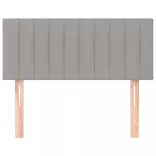 világosszürke szövet fejtámla 90x5x78/88 cm