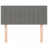 sötétszürke szövet fejtámla 90x5x78/88 cm