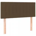 sötétbarna szövet fejtámla 90x5x78/88 cm