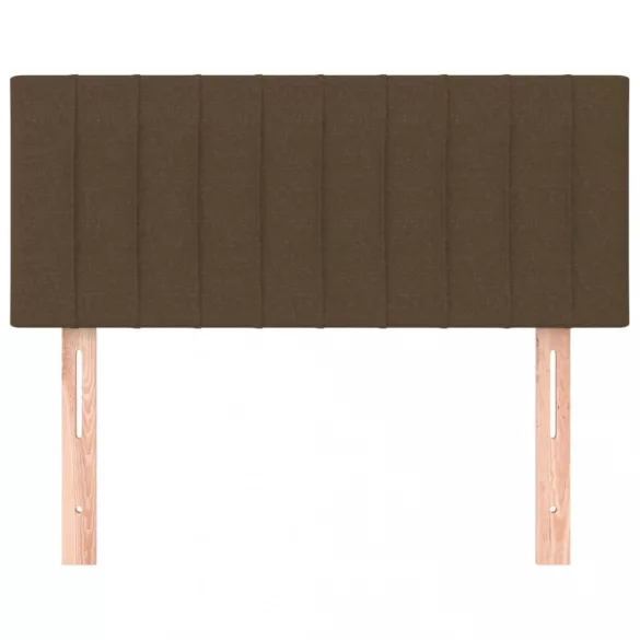 sötétbarna szövet fejtámla 90x5x78/88 cm
