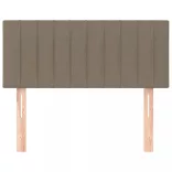 tópszínű szövet fejtámla 90x5x78/88 cm