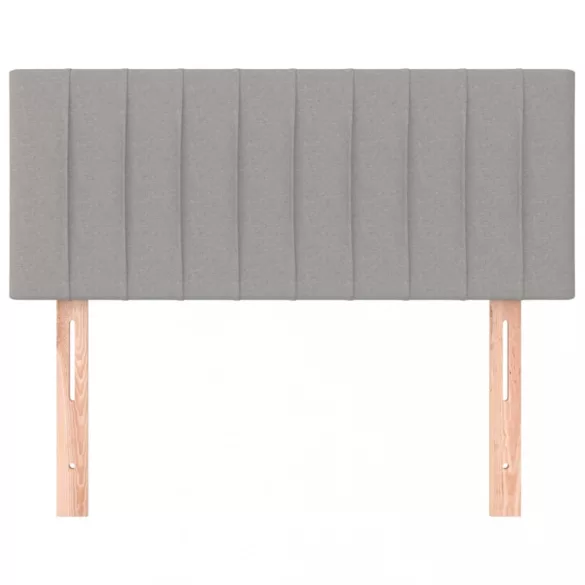 világosszürke szövet fejtámla 100x5x78/88 cm