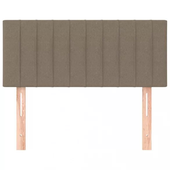 tópszínű szövet fejtámla 100x5x78/88 cm