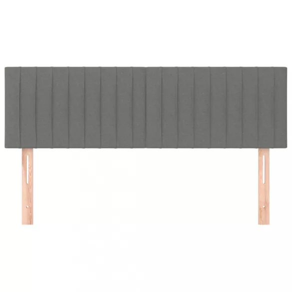 sötétszürke szövet fejtámla 144x5x78/88 cm