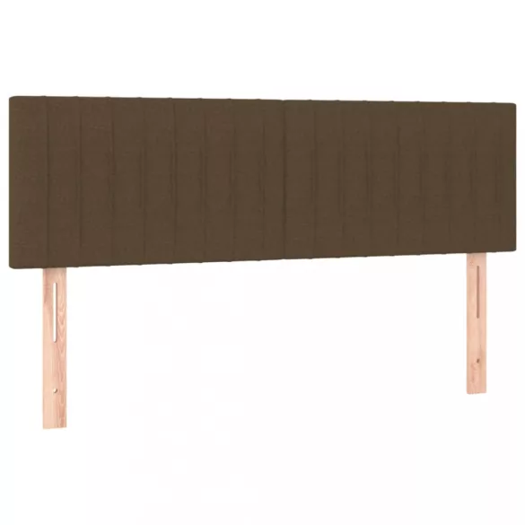 sötétbarna szövet fejtámla 144x5x78/88 cm