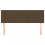 sötétbarna szövet fejtámla 144x5x78/88 cm