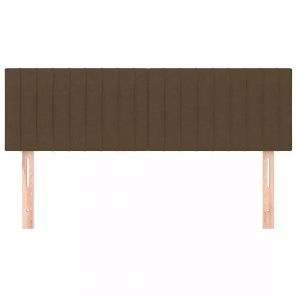 sötétbarna szövet fejtámla 144x5x78/88 cm