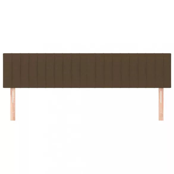sötétbarna szövet fejtámla 160 x 5 x 78/88 cm