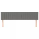 sötétszürke szövet fejtámla 180 x 5 x 78/88 cm