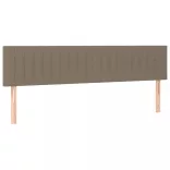 tópszínű szövet fejtámla 180 x 5 x 78/88 cm