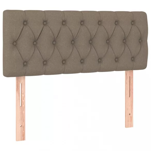 tópszínű szövet fejtámla 90x7x78/88 cm