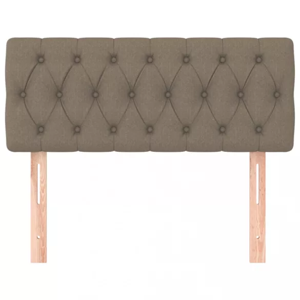 tópszínű szövet fejtámla 100x7x78/88 cm