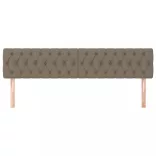 tópszínű szövet fejtámla 180 x 7 x 78/88 cm