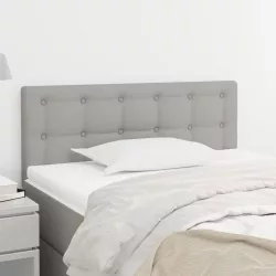 világosszürke szövet fejtámla 90x5x78/88 cm