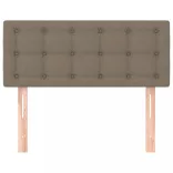 tópszínű szövet fejtámla 90x5x78/88 cm