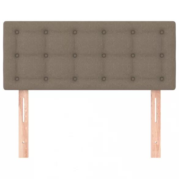 tópszínű szövet fejtámla 90x5x78/88 cm