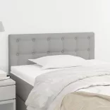 világosszürke szövet fejtámla 100x5x78/88 cm