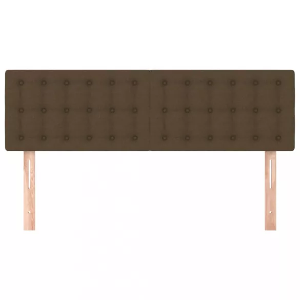 sötétbarna szövet fejtámla 144x5x78/88 cm