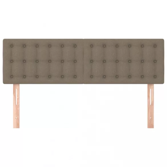 tópszínű szövet fejtámla 144x5x78/88 cm