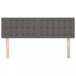 szürke műbőr fejtámla 144x5x78/88 cm