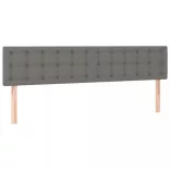 sötétszürke szövet fejtámla 160 x 5 x 78/88 cm