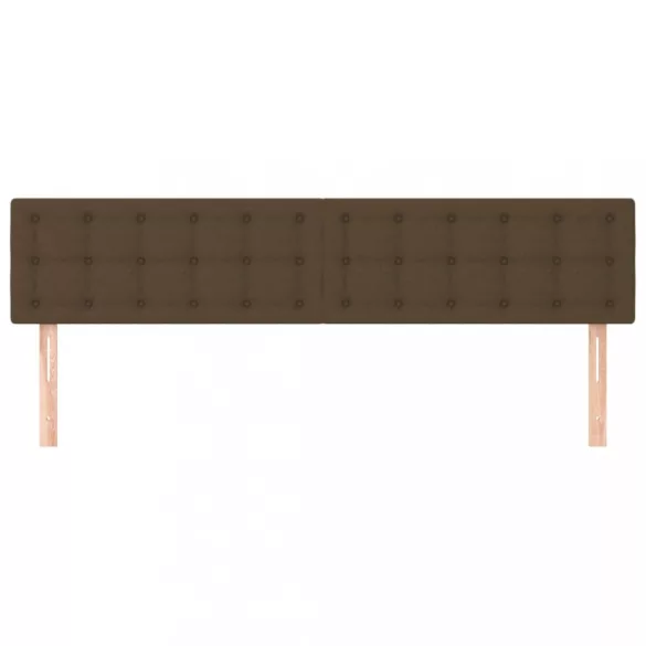 sötétbarna szövet fejtámla 180 x 5 x 78/88 cm