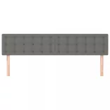 sötétszürke szövet fejtámla 200 x 5 x 78/88 cm