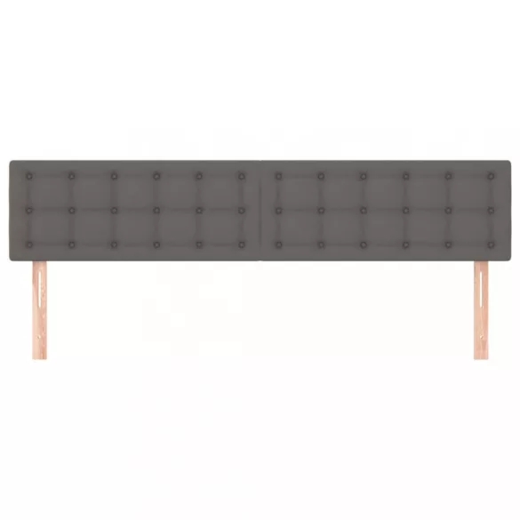 szürke műbőr fejtámla 200 x 5 x 78/88 cm