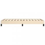 ágykeret matrac nélkül krém 90x190 cm szövet