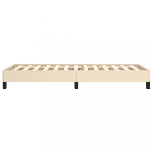 ágykeret matrac nélkül krém 90x190 cm szövet