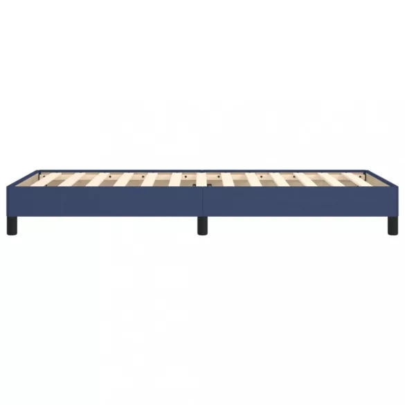 ágykeret matrac nélkül 90x200 cm kék szövet