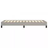 világosszürke szövet ágykeret matrac nélkül 100x200 cm