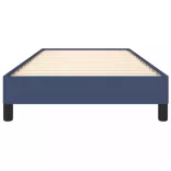 ágykeret matrac nélkül kék 100x200 cm anyagból
