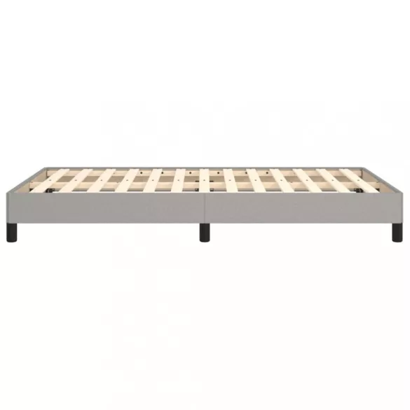 világosszürke szövet ágykeret matrac nélkül 120x200 cm