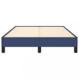 ágykeret matrac nélkül kék 120x200 cm szövet 120x200 cm