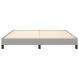 világosszürke szövet ágykeret matrac nélkül 180 x 200 cm