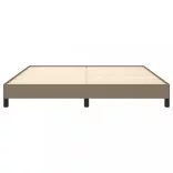 tópszínű szövet ágykeret matrac nélkül 180 x 200 cm