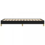 ágykeret matrac nélkül fekete 90x190 cm szövet