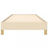 ágykeret matrac nélkül krém 90x190 cm szövet