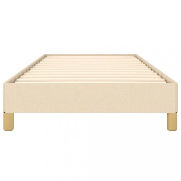 ágykeret matrac nélkül krém 90x190 cm szövet