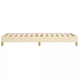 ágykeret matrac nélkül krém 90x190 cm szövet