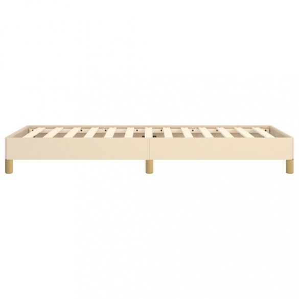 ágykeret matrac nélkül krém 90x190 cm szövet
