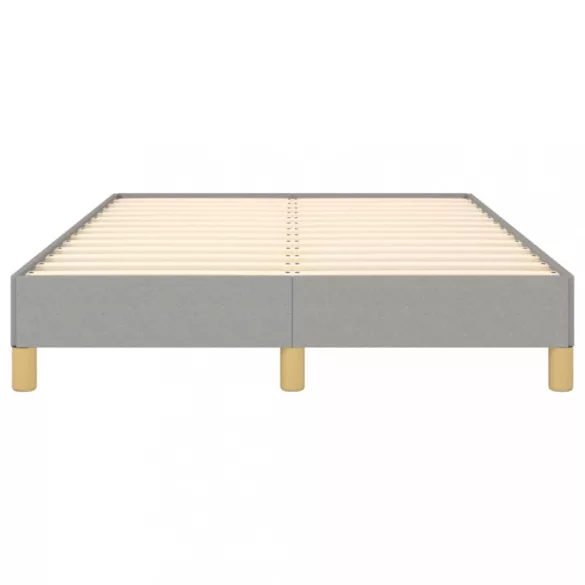 világosszürke szövet ágykeret matrac nélkül 120x200 cm
