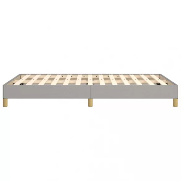 világosszürke szövet ágykeret matrac nélkül 120x200 cm