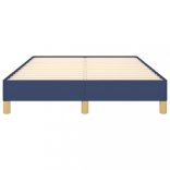 ágykeret matrac nélkül kék 120x200 cm szövet 120x200 cm