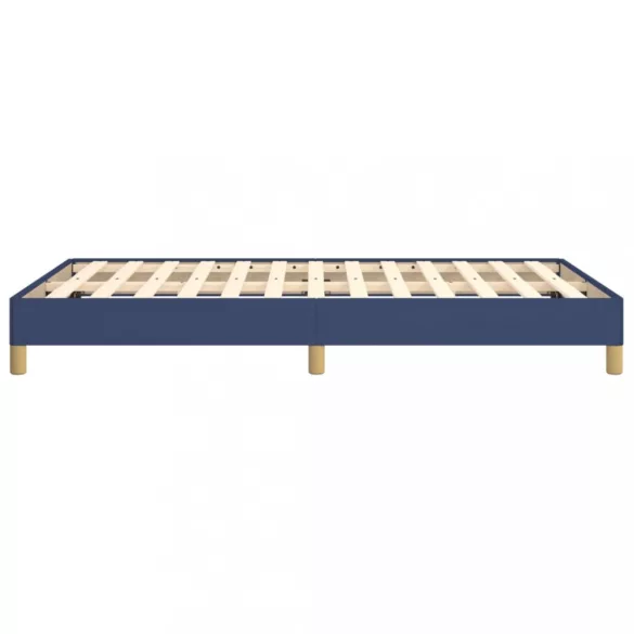 ágykeret matrac nélkül kék 120x200 cm szövet 120x200 cm