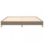 tópszínű szövet ágykeret matrac nélkül 180 x 200 cm