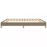 tópszínű szövet ágykeret matrac nélkül 180 x 200 cm