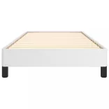 fehér műbőr ágykeret 90x200 cm