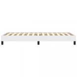 fehér műbőr ágykeret 100x200 cm